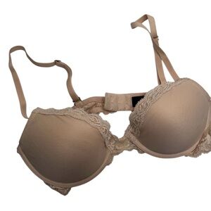Natori Lace Accented Tan Bra